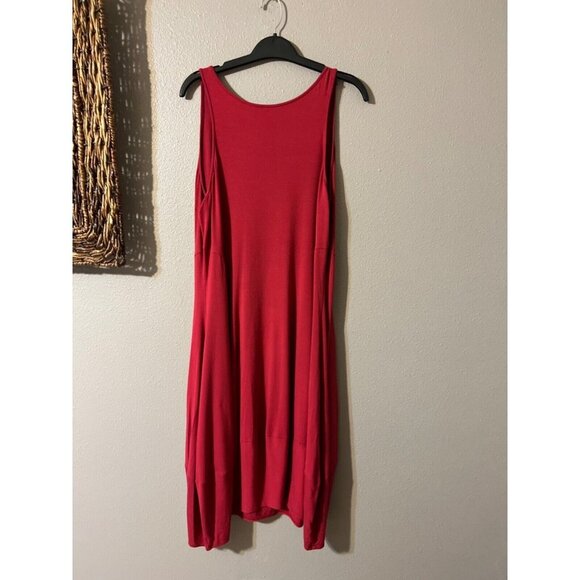 Eileen Fisher Trapeze Dress Berry Red Pink XL Extra Large - Picture 6 of 6